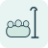 Elderly foot care icon