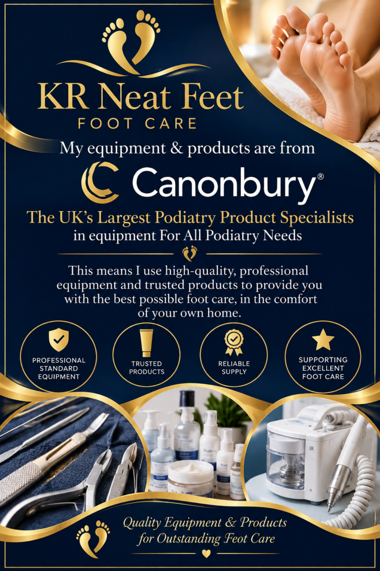 Luxury Navy Gold Foot Care Poster 768x1152